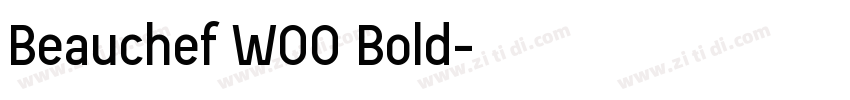 Beauchef W00 Bold字体转换 Beauchef W00 Bold字体转换